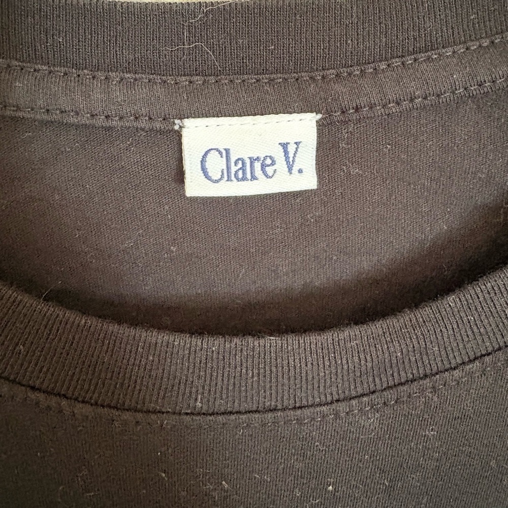 Clare V Black 'Ciao' Graphic Tee - Picture 3 of 4
